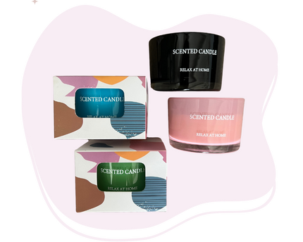 Scented Candle - assorted colors (single)