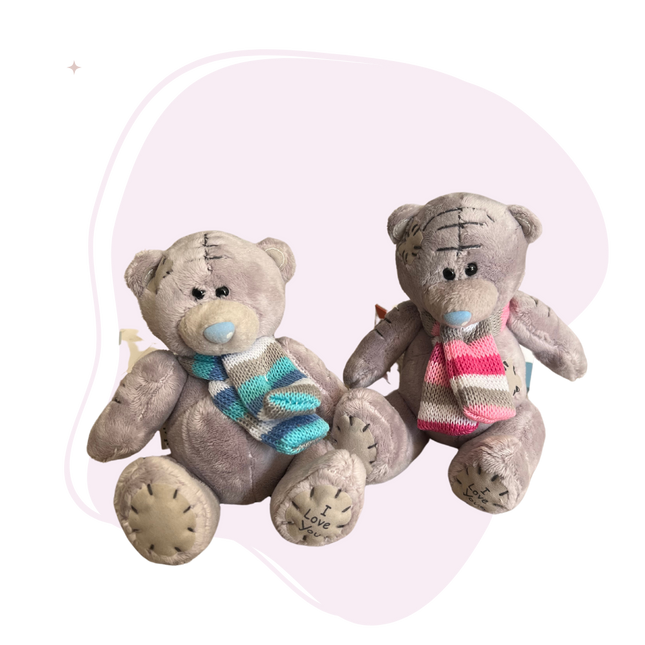 I Love You Teddy - Blue or Pink