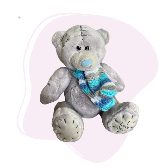 I Love You Teddy - Blue or Pink